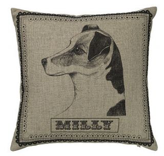 whippet, jack russell, dalmatian dog cushions by graduate collection