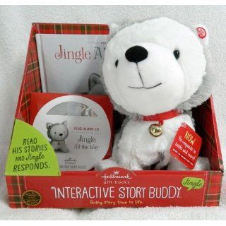 Hallmark Gifts   Jingle the Husky Pup Interactive Storybook and Plush 2.0 Tim Shay Zapien Toys & Games