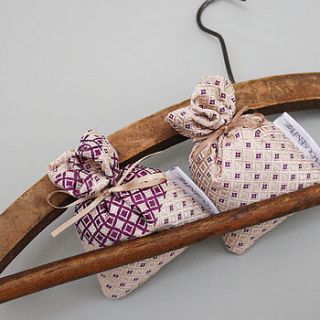 'mini' pink and purple diamond lavender bags by je vous en prie