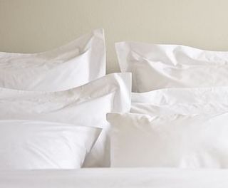 classic egyptian cotton pillowcase by gilly nicolson