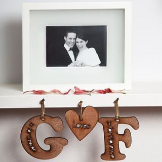 personalised wedding day love letters by scamp