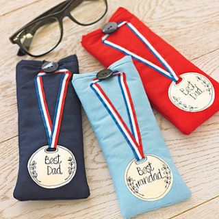 personalised medalist glasses case by rosiebull designs