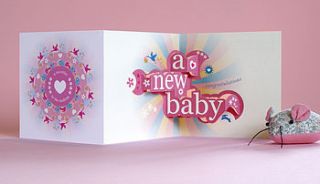 'nine months in the making' 3d greetings card by open box design