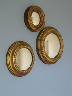 set of three convex mirrors by the forest & co