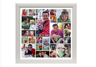 daddy and me contemporary photo montage by the wonderwall print company