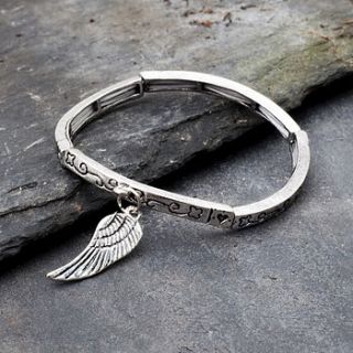 adele feather bracelet by bloom boutique