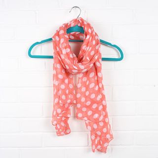 scarf, midi polka dots by bohemia