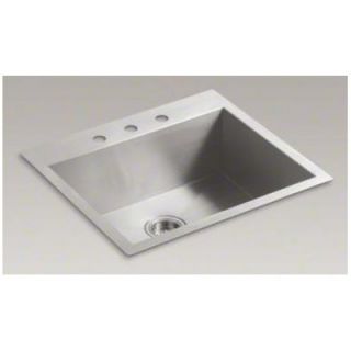 Kohler Vault 25 X 22 X 9 5/16 Top Mount/Under Mount Medium Single