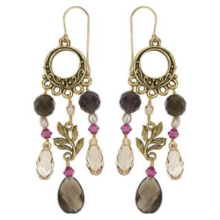 belle epoque chandelier earrings by yarwood white