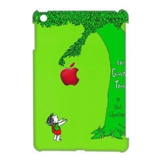 The giving tree cartoon boy with apple Ipad mini hard plastic case Cell Phones & Accessories