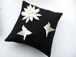 butterfly lily cushion by isolyn