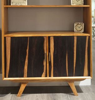 mid century style teak bookshelf by cambrewood