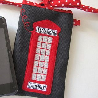 personalised phone box phone/ipod case by sew very english