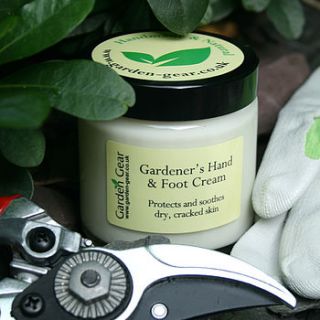 gardener's hand and foot cream by garden gear