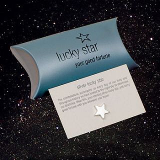 silver lucky star keepsake by tales from the earth