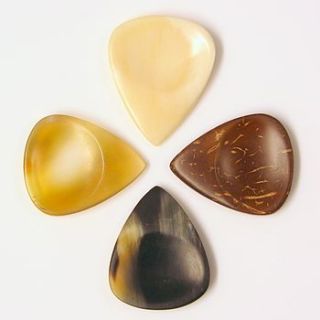 funk tones guitar plectrums in a gift tin by timber tones