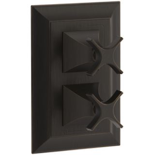 Memoirs Stacked Valve Trim with Stately Design and Cross Handles