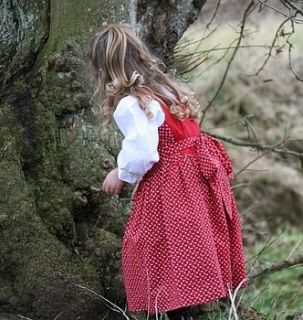 classic girl's spring time 'country dress' / outfit by the little cotton dress company
