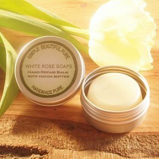 hand repair balm by white rose soaps