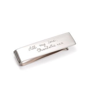 grandpa's personalised money clip by merci maman