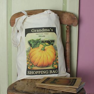 personalised gardener's tote bag by snapdragon