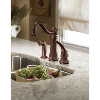 Moen Vestige One Handle High Arc Kitchen Faucet with Side Spray