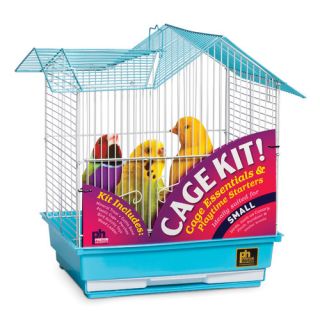 Double Roof Parakeet Bird Starter Kit