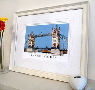 tower bridge london print by mcmurchie & mcmurchie