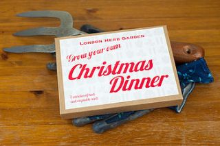 grow your own christmas dinner by london herb garden