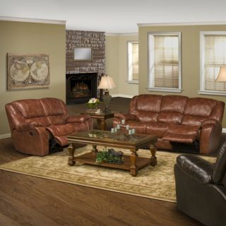 Motion Hercules Leather Dual Recliner Living Room Collection