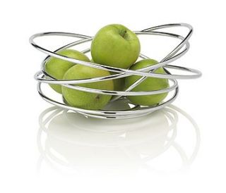 fruit loop metal fruit bowl by the contemporary home