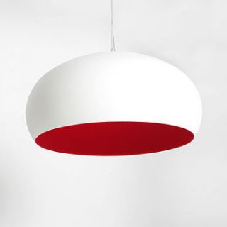 flocked dome ceiling pendant light by thomas & vines