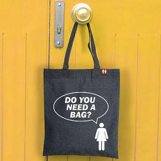 do you need a bag? denim tote bag by a piece of ltd