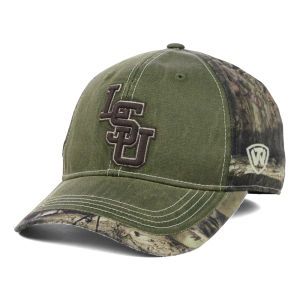 LSU Tigers Top of the World NCAA Laylow Camo One Fit Cap
