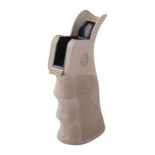 Ar 15/M16 Overmold Beavertail Grip With Finger Grooves   Ar 15/M16 Overmold Beavertail Pistol Grip, Tan