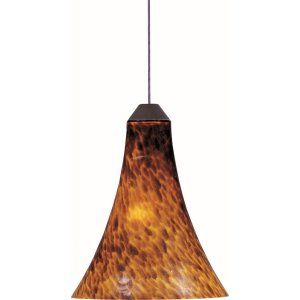 ET2 Lighting ET2 EP96023 104BZ Bronze Leopard 1 Light RapidJack Pendant