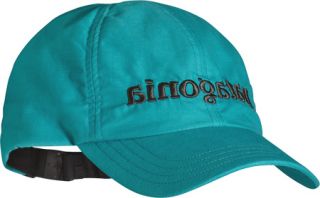 Patagonia Logo Hat 28864   Low d Text Logo/Tobago Blue Hats