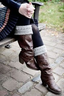hero boot cuffs knitting kit by purl alpaca designs