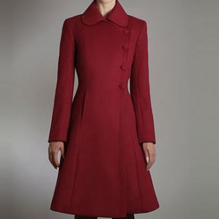 pure wool a line coat by claudette joseph