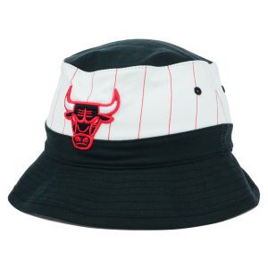 Chicago Bulls Mitchell and Ness NBA Pin Stripe Bucket Hat