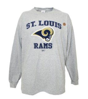 NFL St. Louis Rams Long Sleeve T Shirt, Medium  Sports Fan T Shirts  Clothing