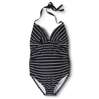 Liz Lange for Target Maternity One Piece Swimsuit   Black/White S