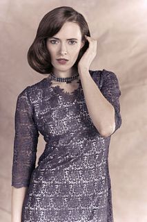 estelle embroidered lace dress by silk & sawdust