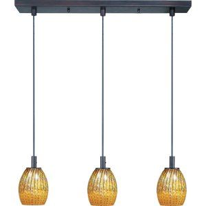 ET2 Lighting ET2 E92073 53BZ Bronze Carte 3 Light Pendant