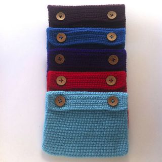 knitted case for tablet ipad kindle by eka