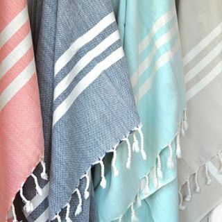cashmere touch throw by the hamam towel company