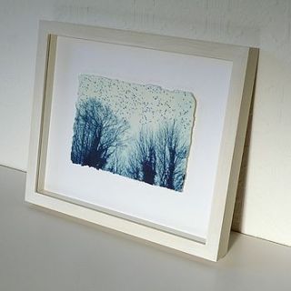 by the woods solar etching by luella martin