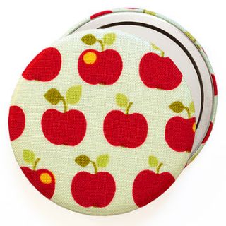 thank you teacher gift apple compact mirror by jenny arnott cards & gifts
