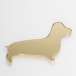 sausage dog brooch by jules and clem
