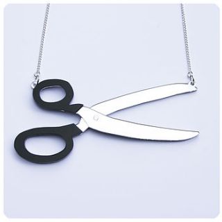 acrylic pair of scissors necklace by kayleigh o'mara